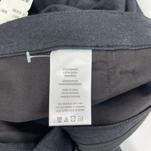 KUT FROM THE KLOTH Pants Size 14 NWT Gray/Black Dress Ponte Comfy Work Office - Picture 11 of 13